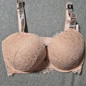 Elegant Lace Beige Bra